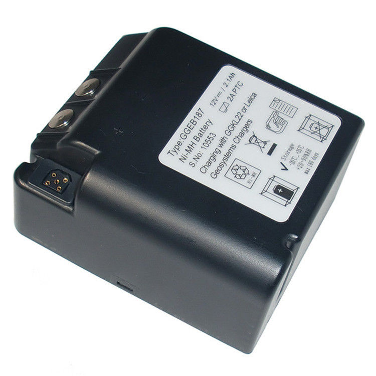 12V Leica Geb187 Rechargeable Battery Pack ,  Li Mh Battery for Tps 2000 / 1000